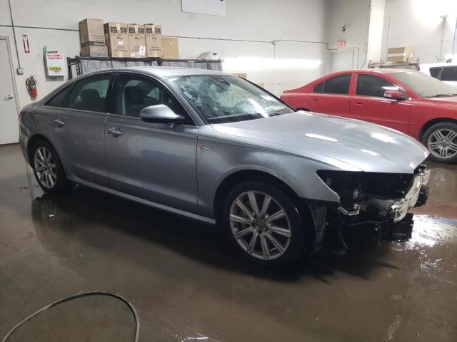 WAUHGAFCXFN033702 - 2015 AUDI A6 PRESTIGE SILVER photo 4