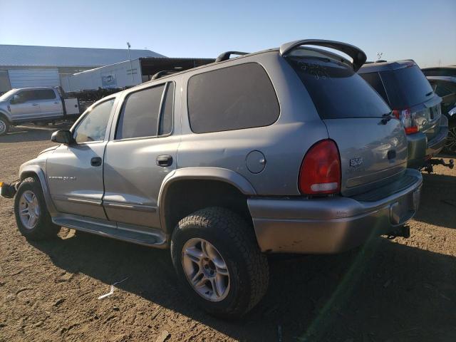 1B4HS28Z1YF226467 - 2000 DODGE DURANGO GRAY photo 2