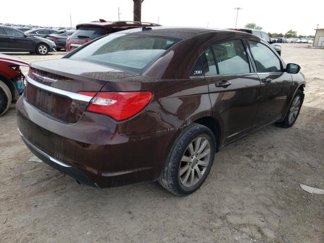 1C3CCBBB1DN696332 - 2013 CHRYSLER 200 TOURING MAROON photo 3