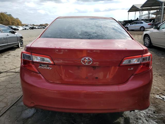 4T1BF1FKXCU625116 - 2012 TOYOTA CAMRY BASE RED photo 6