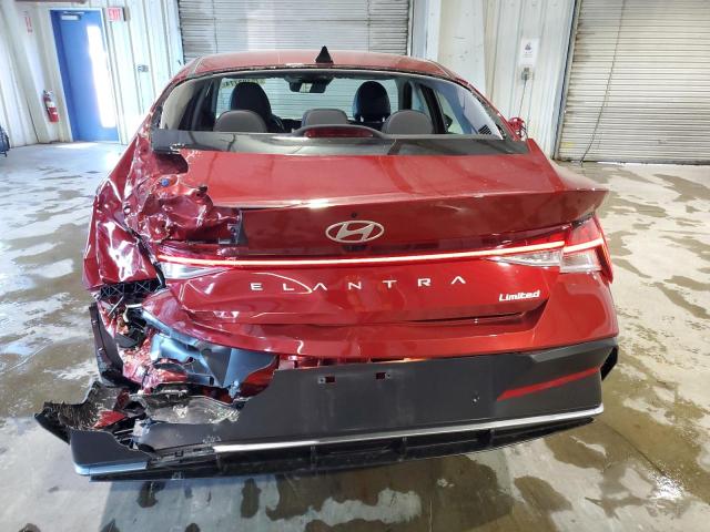 KMHLP4DG2RU691704 - 2024 HYUNDAI ELANTRA LIMITED RED photo 6