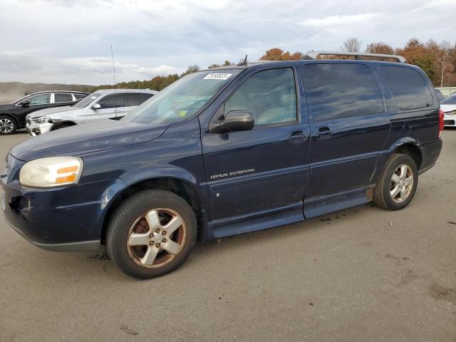 1GBDV13167D117778 - 2007 CHEVROLET UPLANDER INCOMPLETE BLUE photo 1