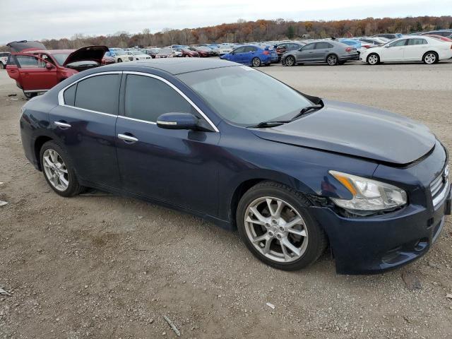 1N4AA5AP1EC455767 - 2014 NISSAN MAXIMA S BLUE photo 4