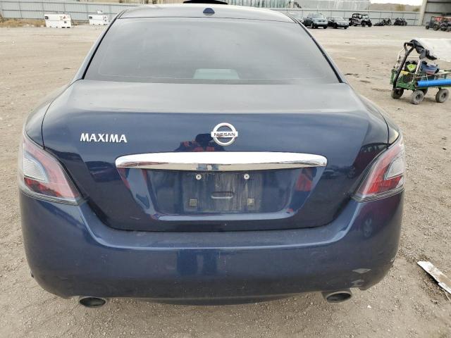 1N4AA5AP1EC455767 - 2014 NISSAN MAXIMA S BLUE photo 6