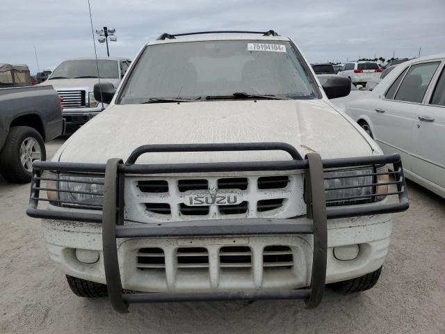 4S2DM58W324327147 - 2002 ISUZU RODEO S WHITE photo 5