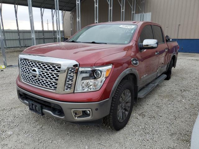 1N6AA1E53HN533872 - 2017 NISSAN TITAN SV RED photo 1