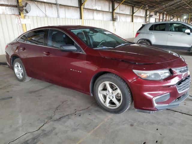 1G1ZB5STXGF228237 - 2016 CHEVROLET MALIBU LS BURGUNDY photo 4