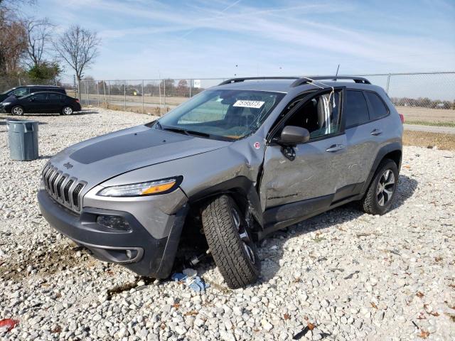 1C4PJMBS7GW248383 - 2016 JEEP CHEROKEE TRAILHAWK SILVER photo 1