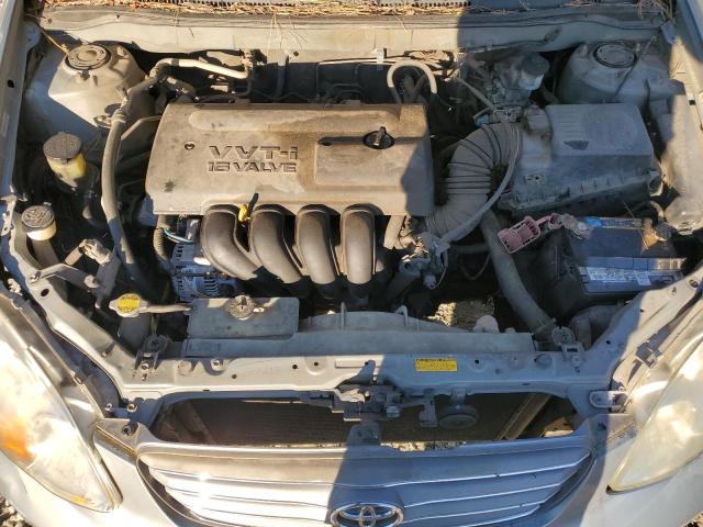 1NXBR32E04Z247408 - 2004 TOYOTA COROLLA CE GRAY photo 11