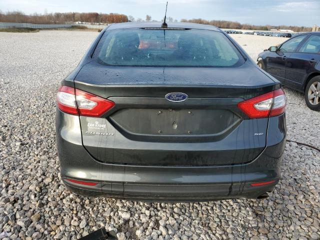 3FA6P0H76FR133433 - 2015 FORD FUSION SE GRAY photo 6