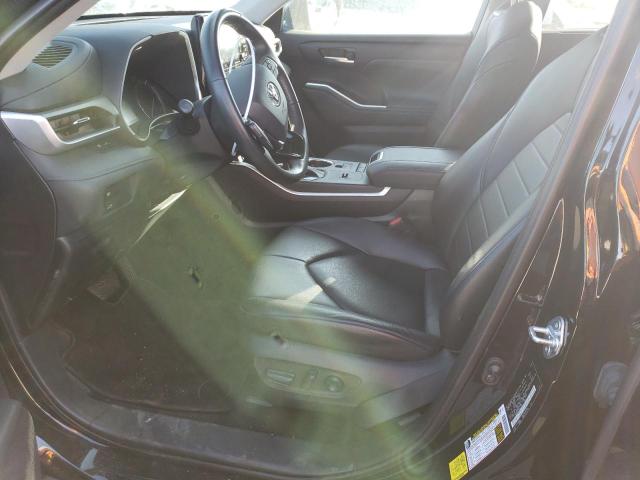 5TDGZRAH8MS531964 - 2021 TOYOTA HIGHLANDER XLE BLACK photo 7