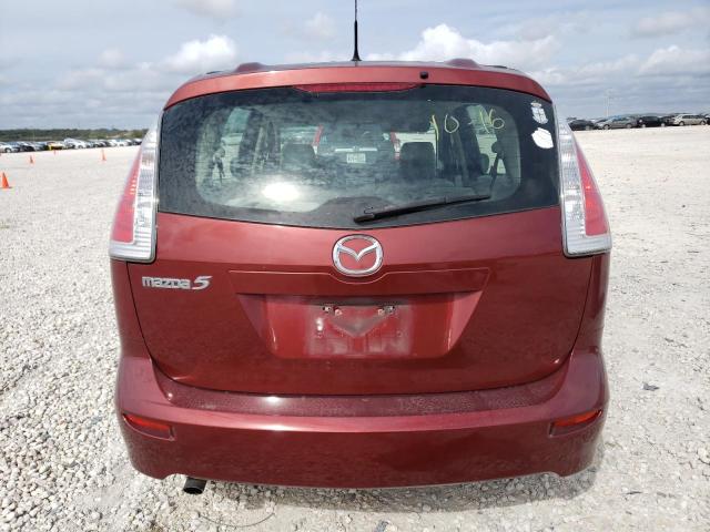 JM1CR293790358608 - 2009 MAZDA 5 MAROON photo 6