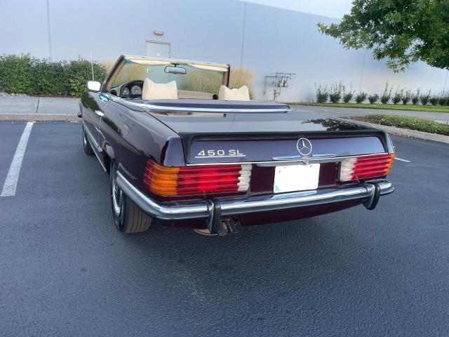 10704412008782 - 1973 MERCEDES-BENZ 450SL BURGUNDY photo 3