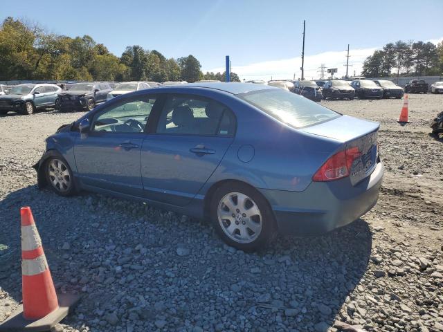 1HGFA16518L113404 - 2008 HONDA CIVIC LX Կապույտ լուսանկար 2