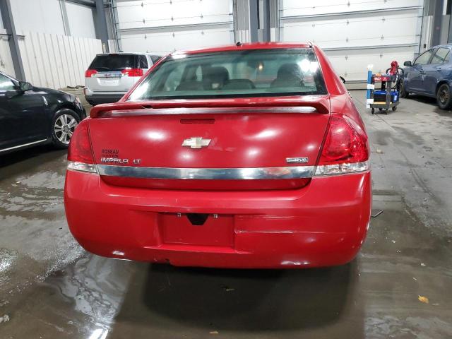 2G1WT58K289211957 - 2008 CHEVROLET IMPALA LT RED photo 6