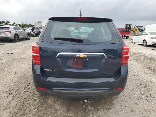 2GNALBEK3H1562760 - 2017 CHEVROLET EQUINOX LS BLUE photo 6