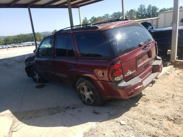 1GNDS13S842256547 - 2004 CHEVROLET TRAILBLAZE LS RED photo 2