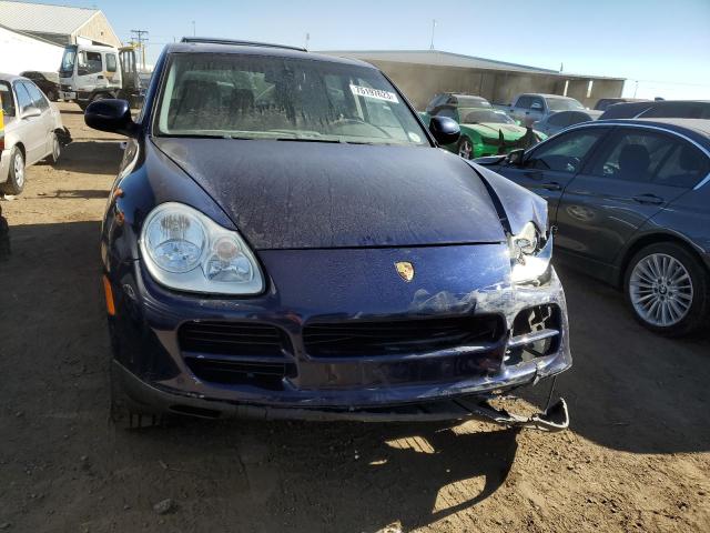 WP1AB29P53LA60240 - 2003 PORSCHE CAYENNE S BLUE photo 5