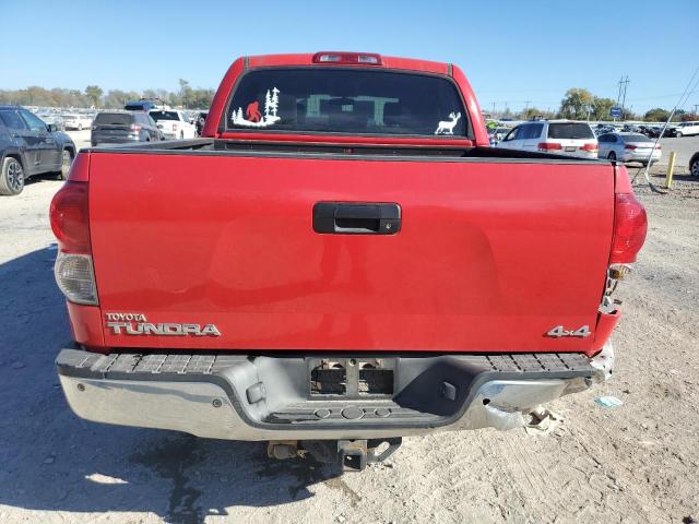 5TFDV54138X059470 - 2008 TOYOTA TUNDRA CREWMAX RED photo 6