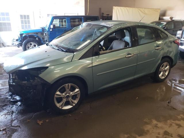 1FAHP3F21CL300583 - 2012 FORD FOCUS SE TEAL photo 1