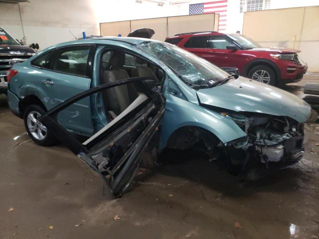 1FAHP3F21CL300583 - 2012 FORD FOCUS SE TEAL photo 4