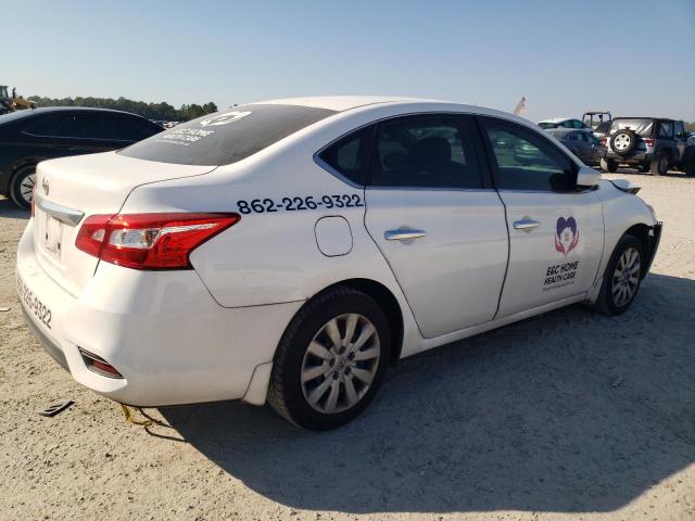 3N1AB7AP1HY282060 - 2017 NISSAN SENTRA S WHITE photo 3