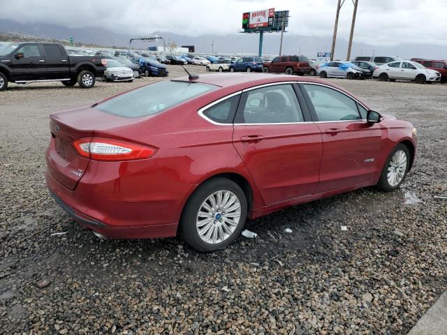 3FA6P0LU6DR165664 - 2013 FORD FUSION SE HYBRID MAROON photo 3