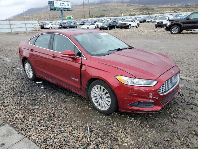 3FA6P0LU6DR165664 - 2013 FORD FUSION SE HYBRID MAROON photo 4