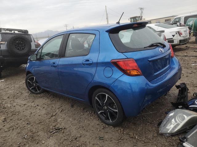 VNKKTUD33GA062435 - 2016 TOYOTA YARIS L BLUE photo 2