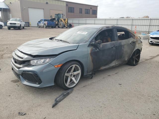 SHHFK7H44KU206350 - 2019 HONDA CIVIC SPORT 烧焦的 照片 1