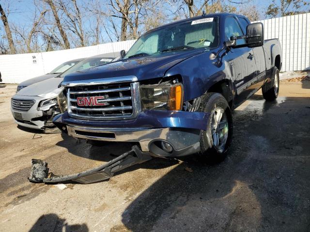 1GTR1VE06CZ169028 - 2012 GMC SIERRA C1500 SLE BLUE photo 1