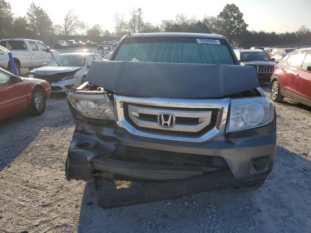 5FNYF3H28AB022498 - 2010 HONDA PILOT LX GRAY photo 5