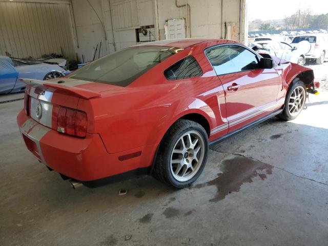 1ZVHT88S585149692 - 2008 FORD MUSTANG SHELBY GT500 RED photo 3