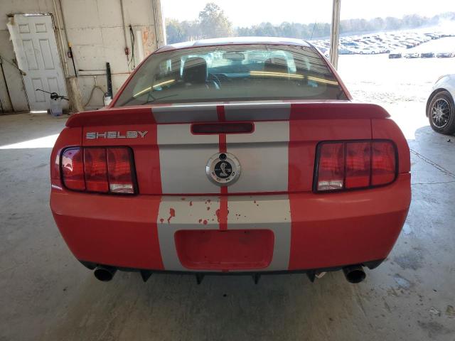 1ZVHT88S585149692 - 2008 FORD MUSTANG SHELBY GT500 RED photo 6