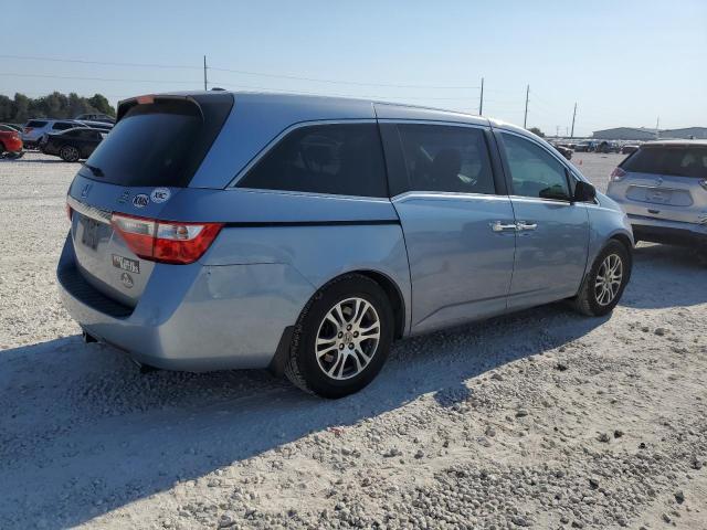 5FNRL5H63BB098207 - 2011 HONDA ODYSSEY EXL BLUE photo 3