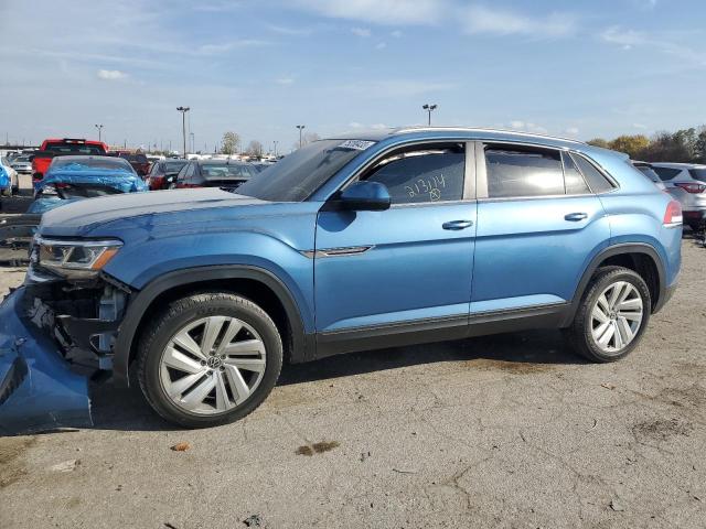 1V21C2CA8LC213114 - 2020 VOLKSWAGEN ATLAS CROS SE Синий фото 1