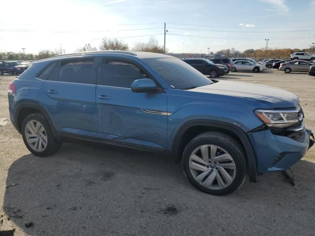 1V21C2CA8LC213114 - 2020 VOLKSWAGEN ATLAS CROS SE Синий фото 4