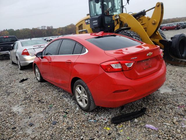 1G1BE5SM0H7129701 - 2017 CHEVROLET CRUZE LT RED photo 2