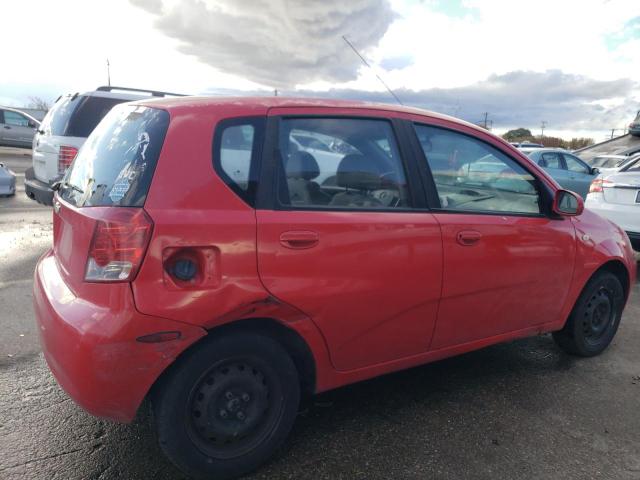 KL1TD62685B442338 - 2005 CHEVROLET AVEO BASE RED photo 3