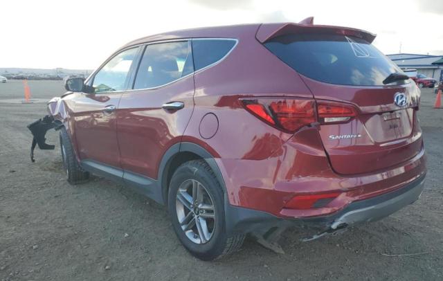 5XYZT3LB8HG433147 - 2017 HYUNDAI SANTA FE S RED photo 2