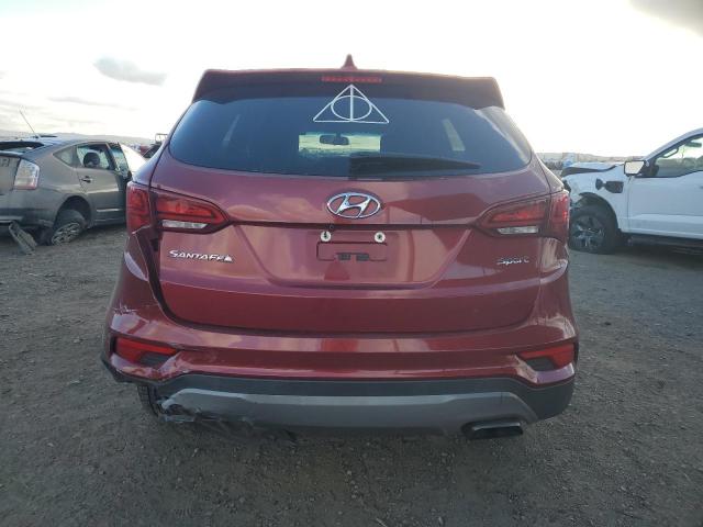 5XYZT3LB8HG433147 - 2017 HYUNDAI SANTA FE S RED photo 6