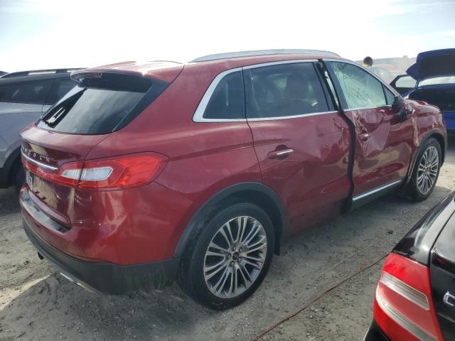 2LMTJ6LR9GBL43440 - 2016 LINCOLN MKX RESERVE RED photo 3