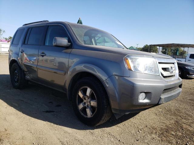 5FNYF3H65BB048769 - 2011 HONDA PILOT EXL GRAY photo 4