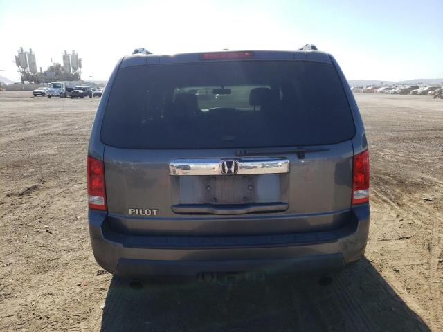 5FNYF3H65BB048769 - 2011 HONDA PILOT EXL GRAY photo 6