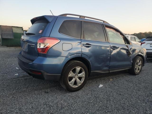 JF2SJARCXFH415086 - 2015 SUBARU FORESTER 2.5I LIMITED BLUE photo 3