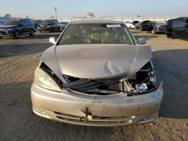 4T1BF32K93U056616 - 2003 TOYOTA CAMRY LE GOLD photo 5