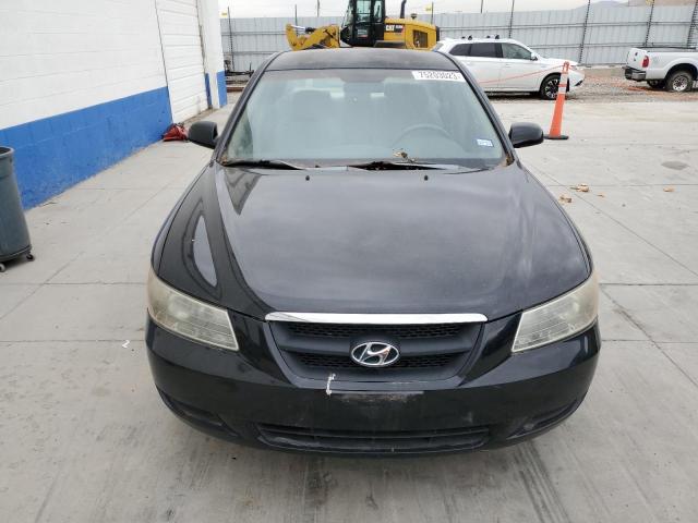 5NPET46C18H327012 - 2008 HYUNDAI SONATA GLS BLACK photo 5