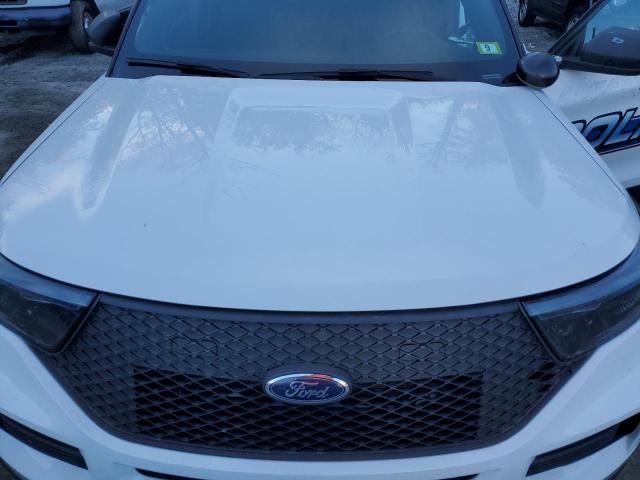 1FM5K8AB9LGA55357 - 2020 FORD EXPLORER POLICE INTERCEPTOR თეთრი ფოტო 12