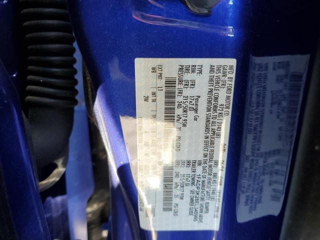 1FADP3K28EL345995 - 2014 FORD FOCUS SE BLUE photo 12