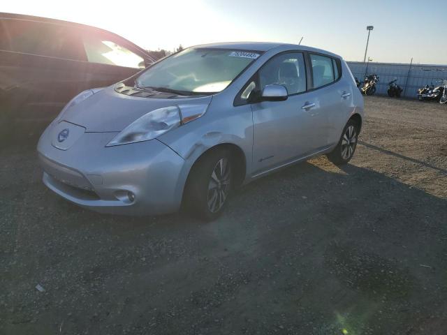 1N4AZ0CP6FC321749 - 2015 NISSAN LEAF S SILVER photo 1